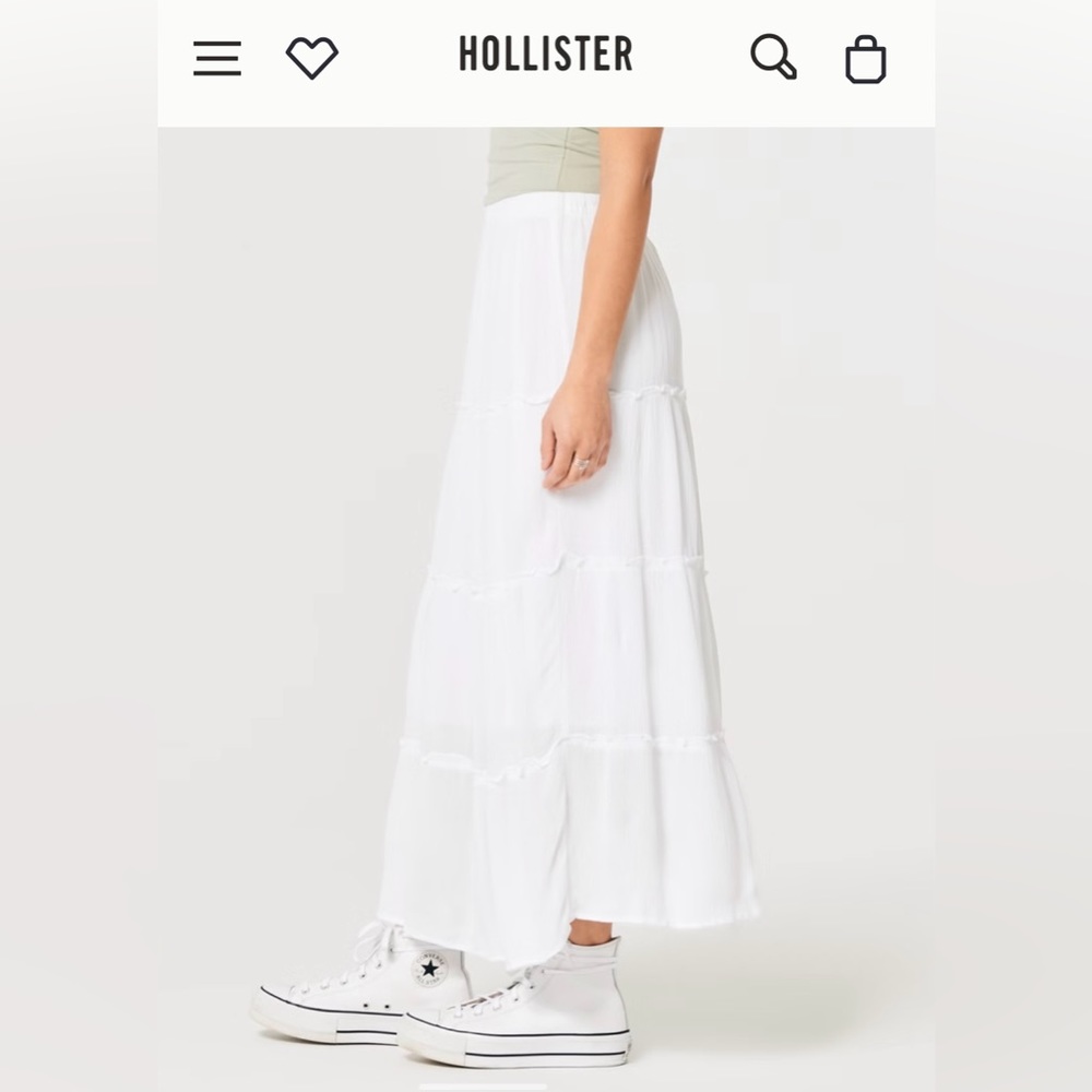 NWT Hollister Tiered Maxi Skirt
